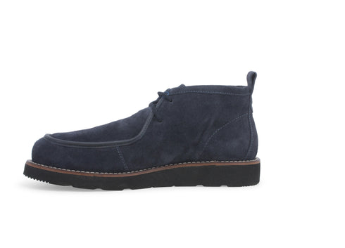 Melluso Uomo Polacchini Camoscio U55239W-238427 Blu